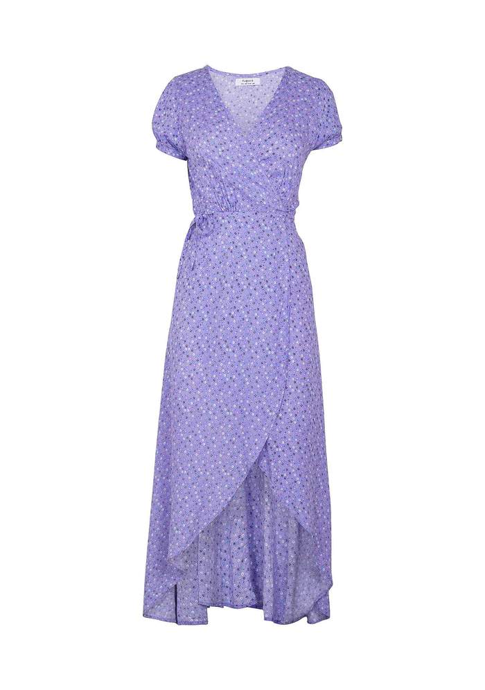 Daphne Easy Days Wrap Maxi Dress Lavender