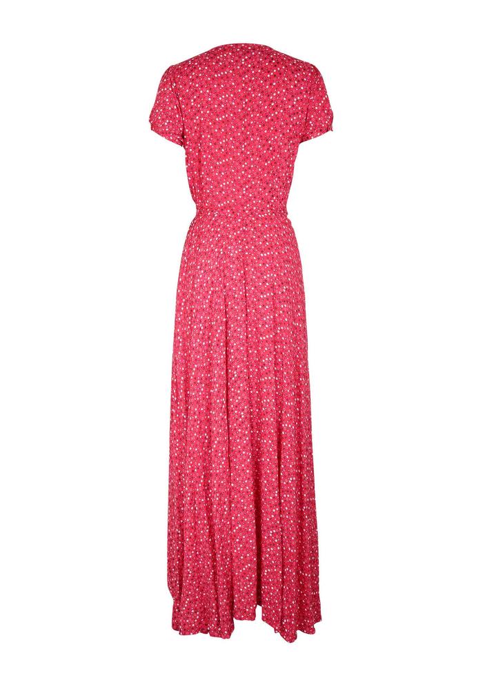 Daphne Easy Days Wrap Maxi Dress Red