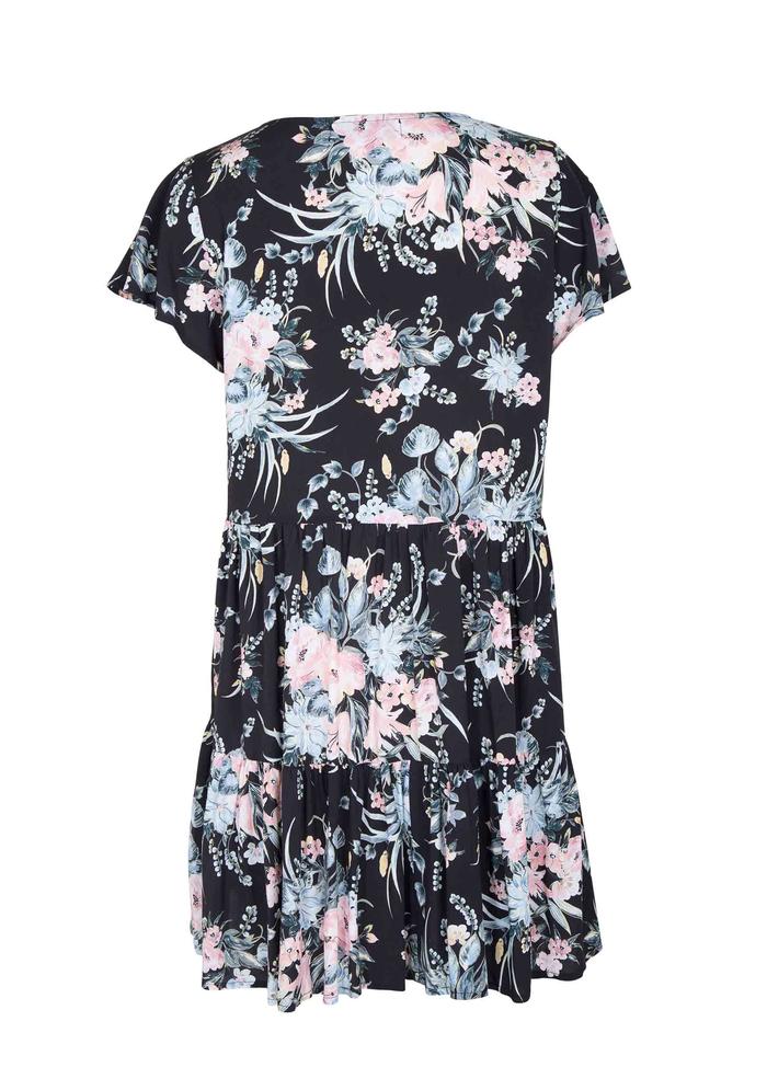 Scarlett Baby Doll Mini Dress Black