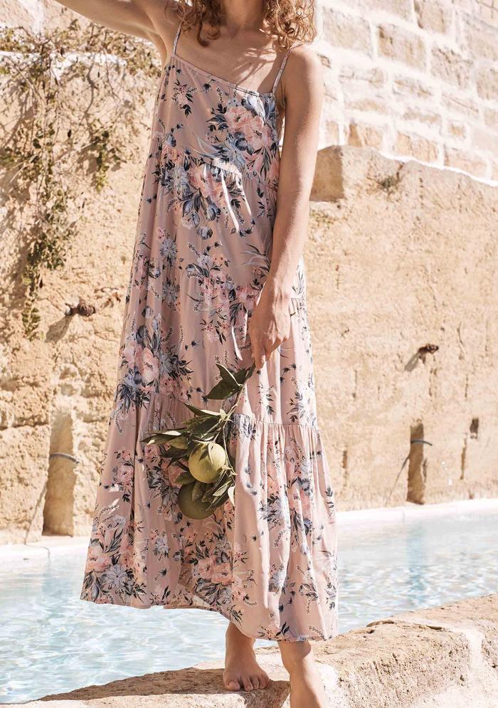 Scarlett Slip Maxi Dress Blush